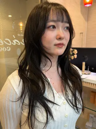 ロング レイヤー/暖色/ 髪質改善/永礼芳果のヘアスタイル