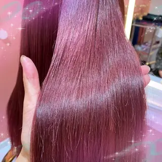 ロング カラー ビューティサロン ミルクのヘアスタイル