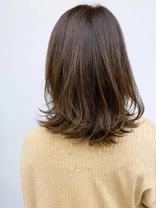 ミディアム 縮毛矯正×髪質改善 店長　DAITOのヘアスタイル