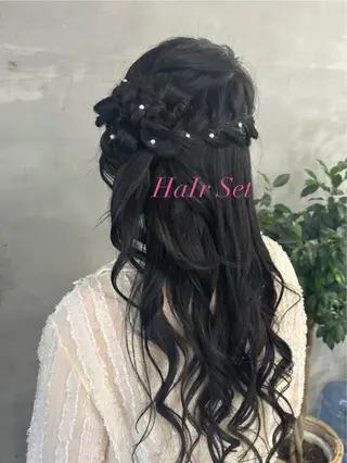 ヘアアレンジ ✨透明感艶カラー ✨💍Yuri💍のヘアスタイル