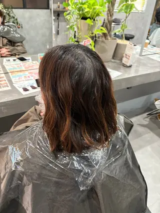 カラー 白髪ケアBAUM さなのヘアスタイル