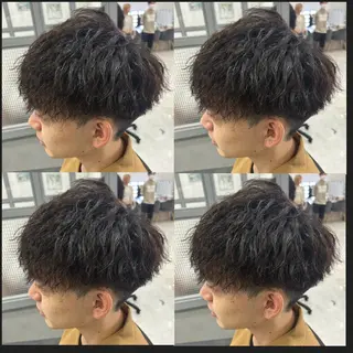 ショート 🔥メンズパーマ 特化 渡辺一翔のヘアスタイル