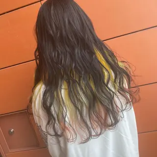 ロング カラー 井手 孔介のヘアスタイル