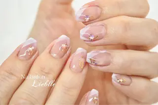 ショート カラー ネイル Nail salon Lieblleのネイルデザイン