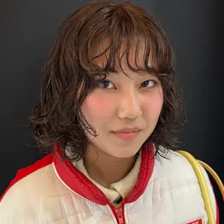 カラー Kaho 心斎橋カラーモデルのヘアスタイル