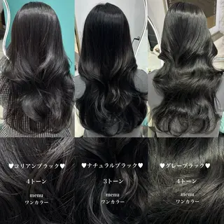 ロング カラー 後藤 瑠菜のヘアスタイル