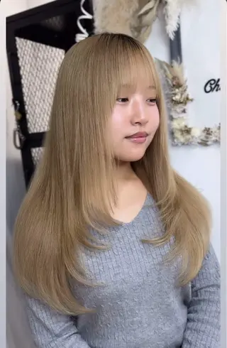 ロング れい|髪質改善| カラー|高槻|大阪のヘアスタイル