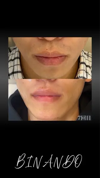 メンズ BINANDO 桑原の眉毛・アイブロウイメージ