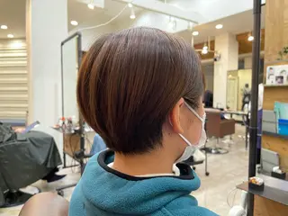 ショート くせ毛カット終着点 カワサキトオル溝の口のヘアスタイル