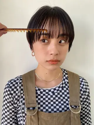 ショート カラー riria/ボブ /ショート/レイヤーのヘアスタイル
