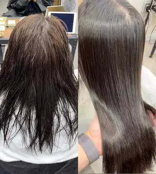 ロング 船津　天 /縮毛矯正/髪質改善のヘアスタイル