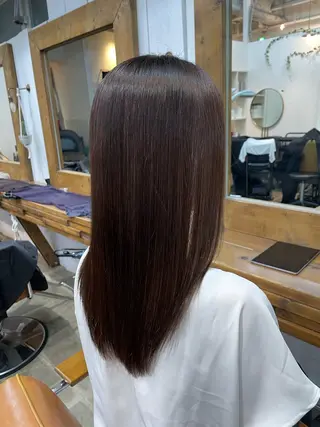 セミロング レディースカット 川添佑斗のヘアスタイル