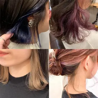 セミロング カラー ヘアアレンジ 代表🎀 ふわモテ愛 され髪🩷yumiのヘアスタイル