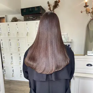 ロング カラー スズナ♡ 透明感カラー✩.*˚のヘアスタイル