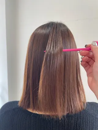 ミディアム 西能 心音のヘアスタイル