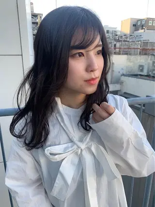 セミロング カラー Utata  literie所属・🌷小野田 睦🌷のヘアスタイル