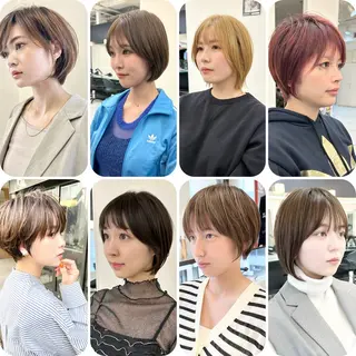 ショート カラー 小池 功のヘアスタイル