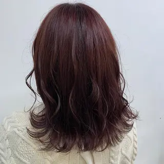 ミディアム カラー ヘアアレンジ 公式🎠LAND 池袋店🎠のヘアスタイル