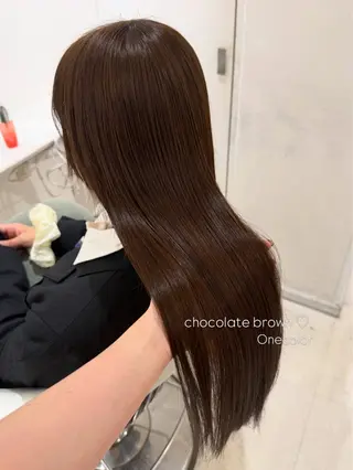 ロング カラー ParveMix 🩶🫧入江 香名のヘアスタイル