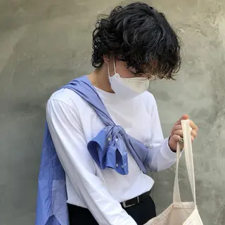 ショート メンズ 山口 朔弥のヘアスタイル