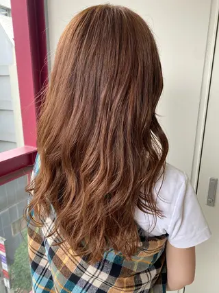 セミロング カラー 艶カラー/似合わせ 💖Emmy💖のヘアスタイル