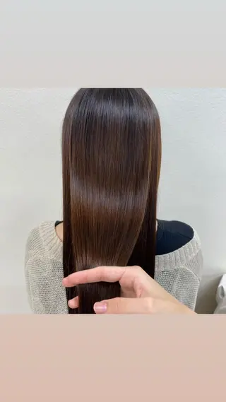 ロング カラー 🤍韓国ヘア特化 🤍力丸🤍のヘアスタイル