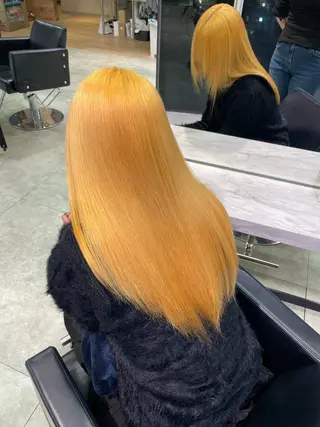 ロング カラー 💖推しカラー💖 オタク美容師✂ゆづきのヘアスタイル