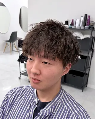 パーマ メンズ 👑メンズ/パーマ/ 小島桐弥👑のヘアスタイル