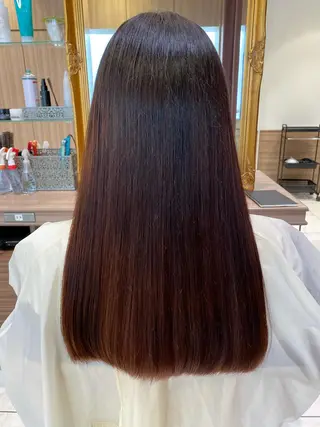 ロング パーマ Ash浦安店 富谷 日菜乃のヘアスタイル