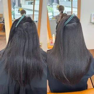 ロング パーマ 蒲田TSUJINO/ 縮毛矯正/髪質改善のヘアスタイル