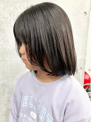 ミディアム ボブ/ゆるふわ ボブパーマ/とういのヘアスタイル