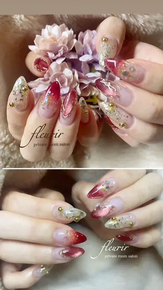 ネイル フルリール 【プライベートサロンのネイルデザイン