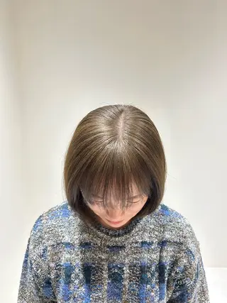 ミディアム 田中 樹奈のヘアスタイル