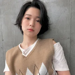 ショート カラー 【ダメージレス施術】 【透明感】北村 拓也のヘアスタイル