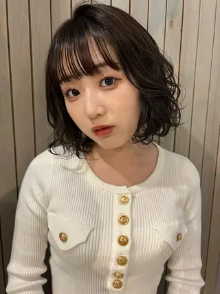 ミディアム Sachiko ❤︎‬Pressのヘアスタイル
