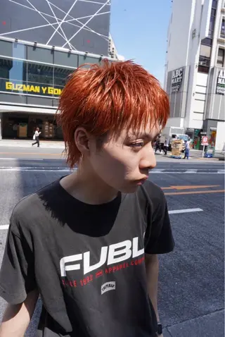 カラー メンズ 豊崎 佑輔のヘアスタイル