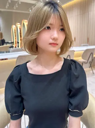 ショート カラー 縮毛矯正✨🫧 レイヤー川村利幸のヘアスタイル