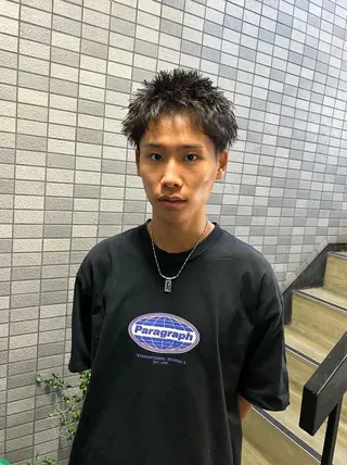ショート パーマ メンズ 💈メンズ短髪特化 ✂︎伊藤大輝💈のヘアスタイル