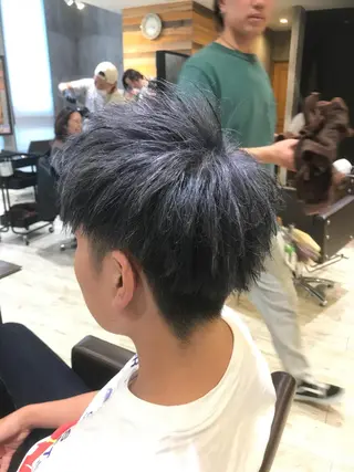 ショート カラー パーマ ヘアアレンジ メンズ キッズ ネイル マツエク・マツパ EnBlesS西宮 マンツーマン神道有基のヘアスタイル