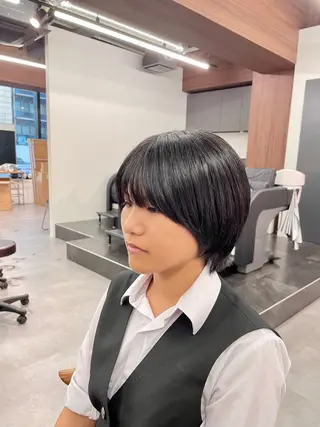ショート 似合わせボブ🌟 艶髪特化💗村松優斗のヘアスタイル