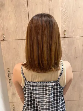 ミディアム ❄️ さき❄️のヘアスタイル