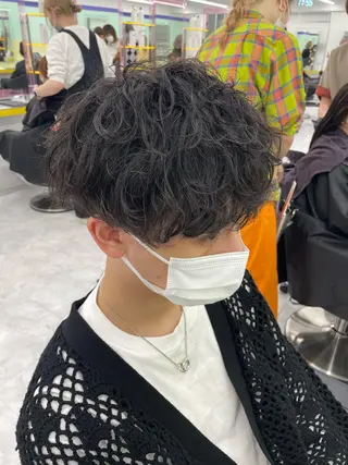 パーマ メンズ 横浜メンズパーマ🔥 大野賢人のヘアスタイル