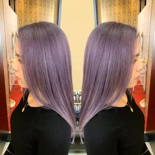 セミロング カラー EARTH石巻店 尾形  裕のヘアスタイル