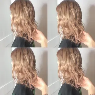ミディアム ウルフカット ハッシュカット/七海のヘアスタイル