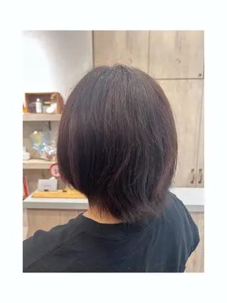 ショート カラー 透明感＆艶カラー✨️ Honokaのヘアスタイル