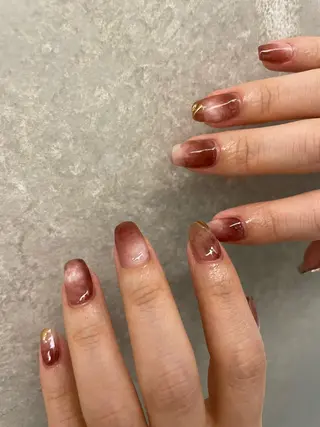 ネイル 【淡色color/ nail】maikoのネイルデザイン