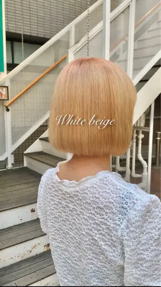 ショート 《褒められる》 透明感カラー/小嶋のヘアスタイル