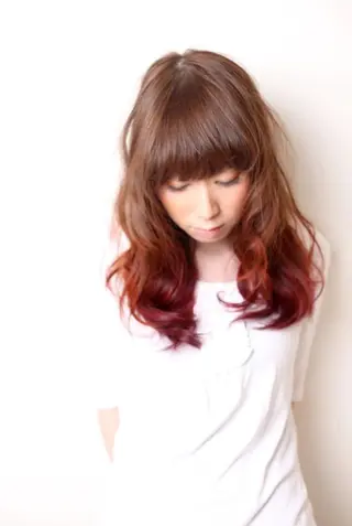 セミロング カラー 大西 カズマのヘアスタイル
