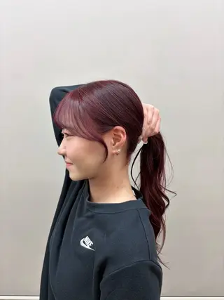 ミディアム カラー 小顔似合わせカット ┊︎*AYANO*のヘアスタイル