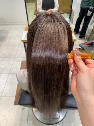 ロング パーマ 縮毛矯正・髪質改善・ ストレート🌻ゆいのヘアスタイル